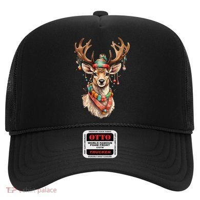 Festive Reindeer Holiday Hat