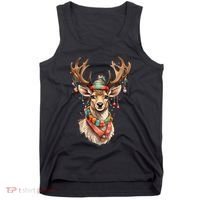 Festive Reindeer Holiday Tank Top thumb 0