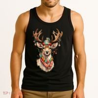 Festive Reindeer Holiday Tank Top thumb 3