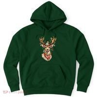 Festive Reindeer Holiday Hoodie thumb 0