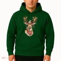 Festive Reindeer Holiday Hoodie thumb 2