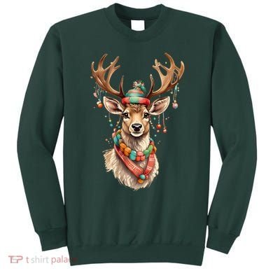 Festive Reindeer Holiday Sweatshirt