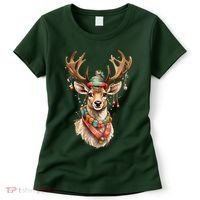 Festive Reindeer Holiday Women's T-Shirt thumb 0