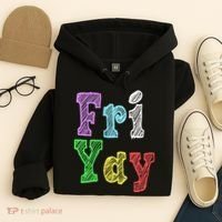 Fri Yay School Weekend Love Fridays Hoodie thumb 4