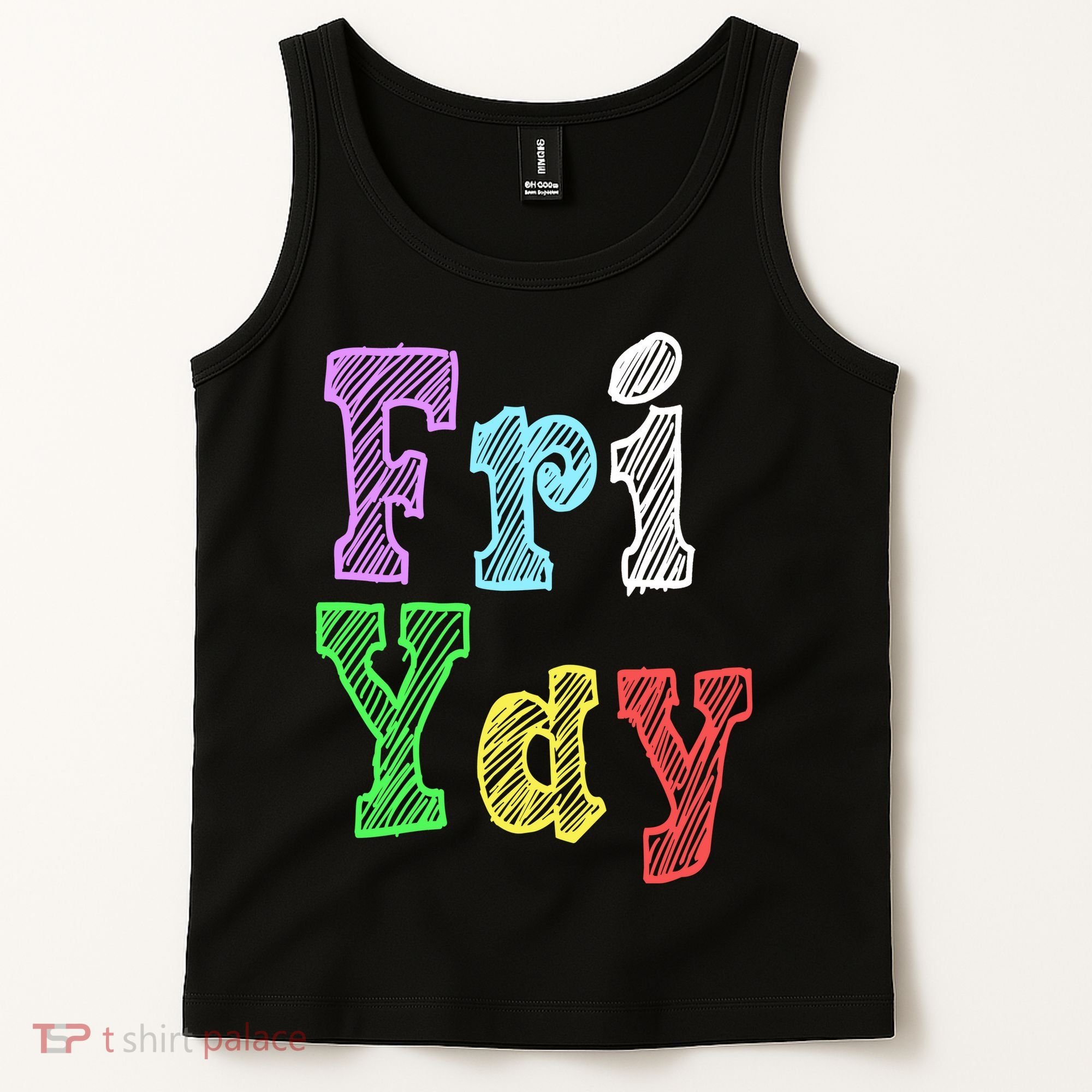 Fri Yay School Weekend Love Fridays Tank Top