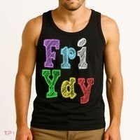 Fri Yay School Weekend Love Fridays Tank Top thumb 3