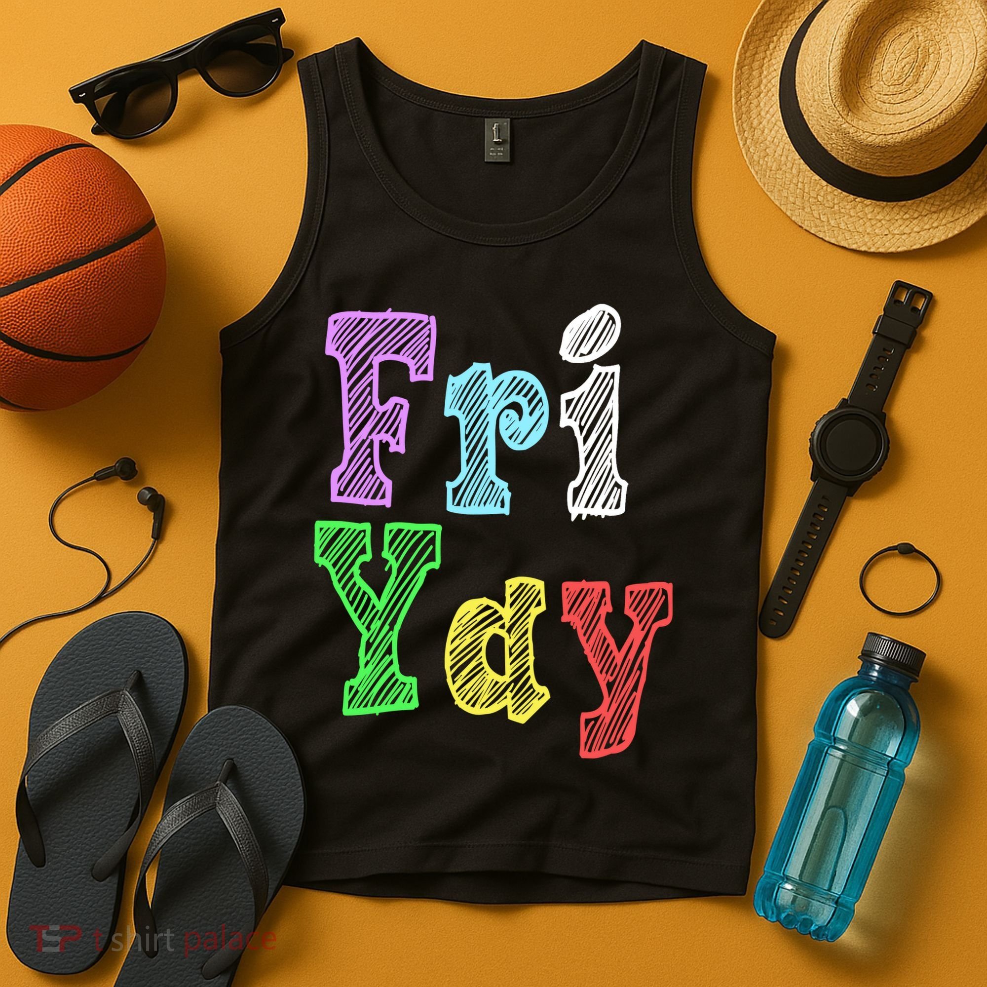 Fri Yay School Weekend Love Fridays Tank Top