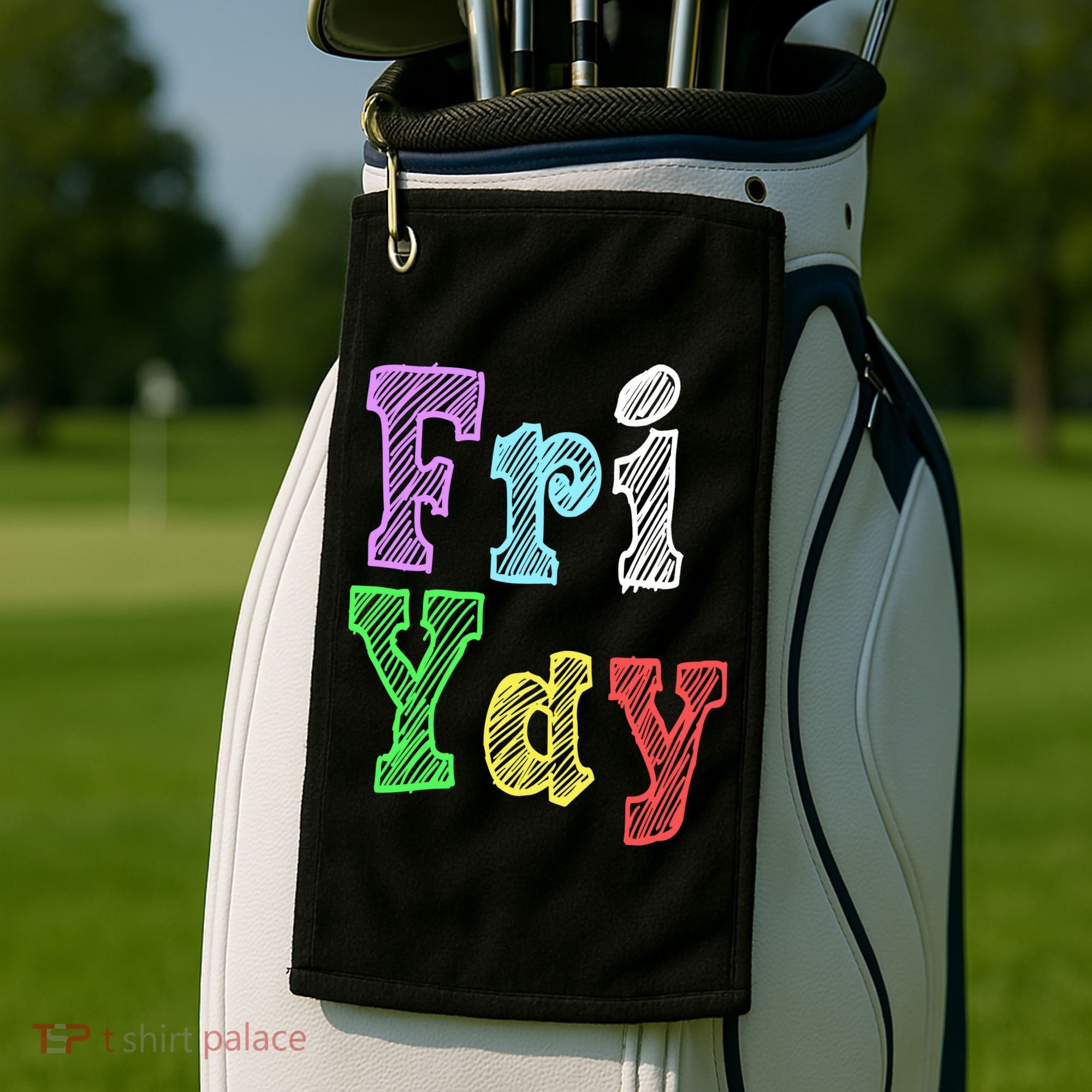 Fri Yay School Weekend Love Fridays Golf Towel
