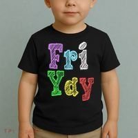 Fri Yay School Weekend Love Fridays Toddler T-Shirt thumb 2