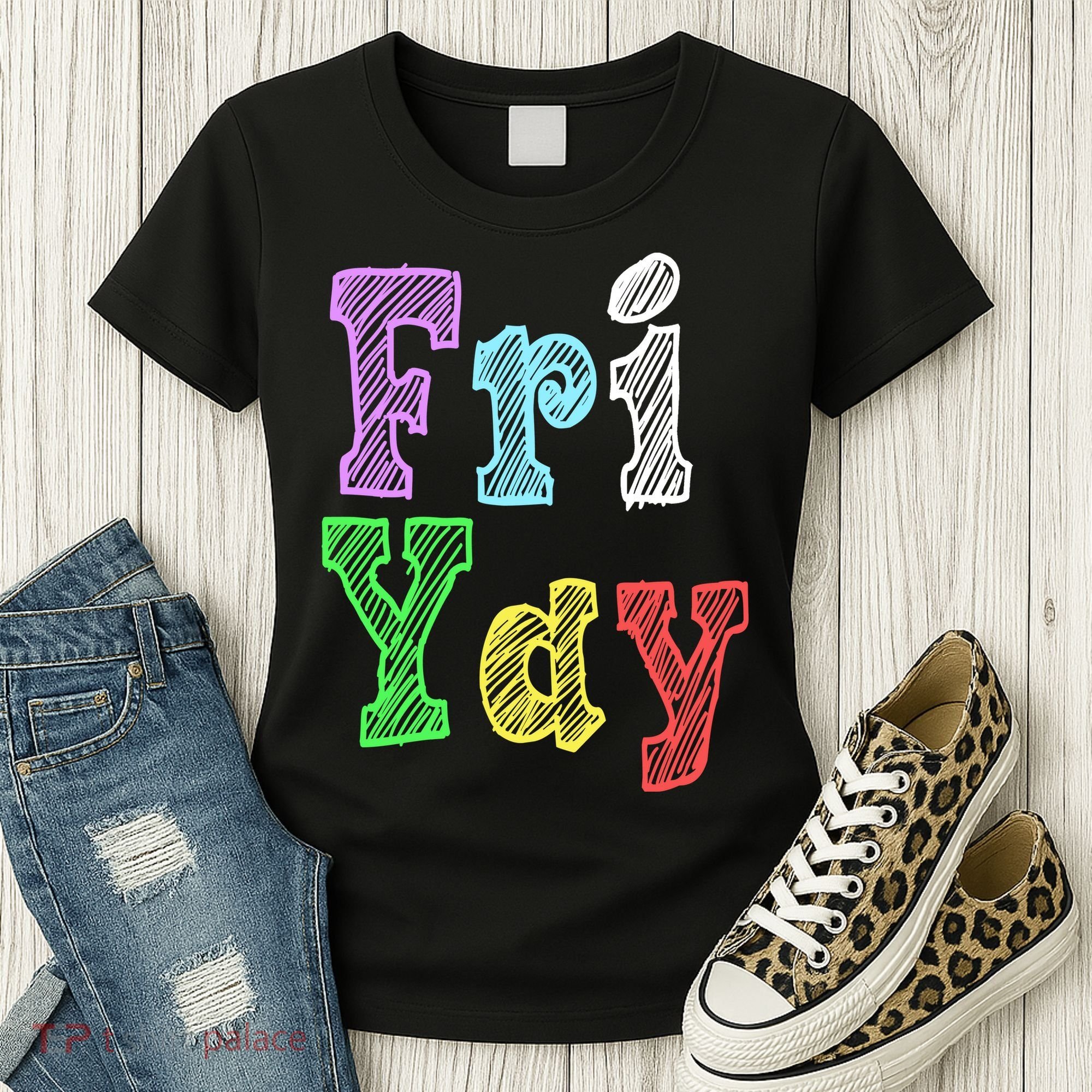 Fri Yay School Weekend Love Fridays Women's T-Shirt