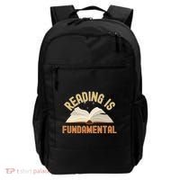 Funny Reading Is Fundamental Reading Book Lovers Backpack thumb 0