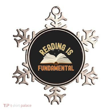 Funny Reading Is Fundamental Reading Book Lovers Ornament