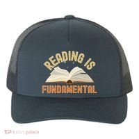 Funny Reading Is Fundamental Reading Book Lovers Yupoong Adult 5-Panel Trucker Hat thumb 0
