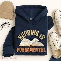 Funny Reading Is Fundamental Reading Book Lovers Hoodie thumb 4