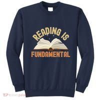 Funny Reading Is Fundamental Reading Book Lovers Sweatshirt thumb 0