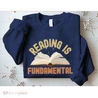 Funny Reading Is Fundamental Reading Book Lovers Sweatshirt thumb 2