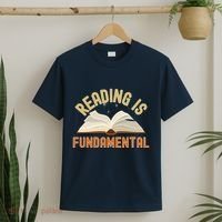 Funny Reading Is Fundamental Reading Book Lovers T-Shirt thumb 2