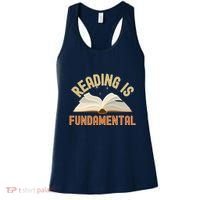 Funny Reading Is Fundamental Reading Book Lovers Women's Tank Top thumb 0