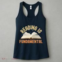 Funny Reading Is Fundamental Reading Book Lovers Women's Tank Top thumb 3