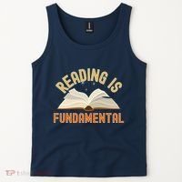 Funny Reading Is Fundamental Reading Book Lovers Tank Top thumb 2