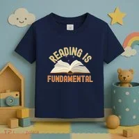 Funny Reading Is Fundamental Reading Book Lovers Toddler T-Shirt thumb 3
