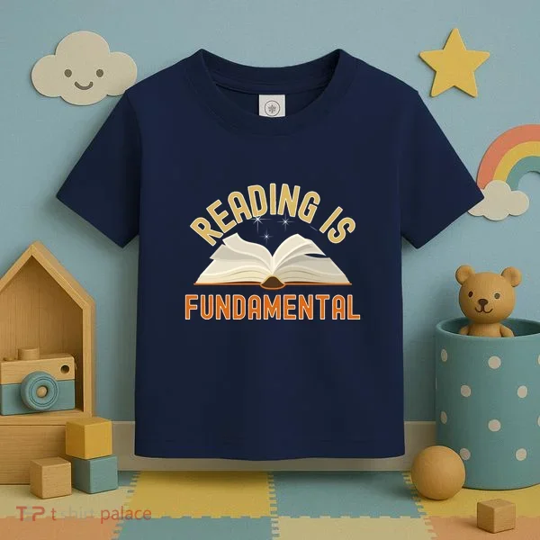 Funny Reading Is Fundamental Reading Book Lovers Toddler T-Shirt