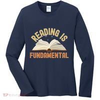 Funny Reading Is Fundamental Reading Book Lovers Women's Long Sleeve Shirt thumb 0