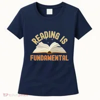 Funny Reading Is Fundamental Reading Book Lovers Women's T-Shirt thumb 0
