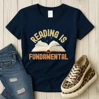 Funny Reading Is Fundamental Reading Book Lovers Women's T-Shirt thumb 3
