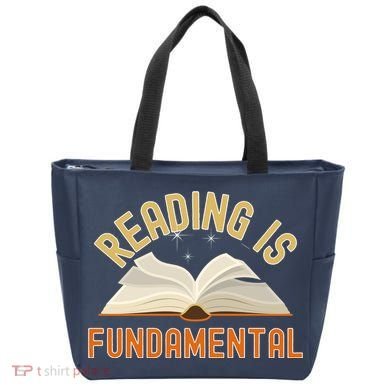 Funny Reading Is Fundamental Reading Book Lovers Tote Bag