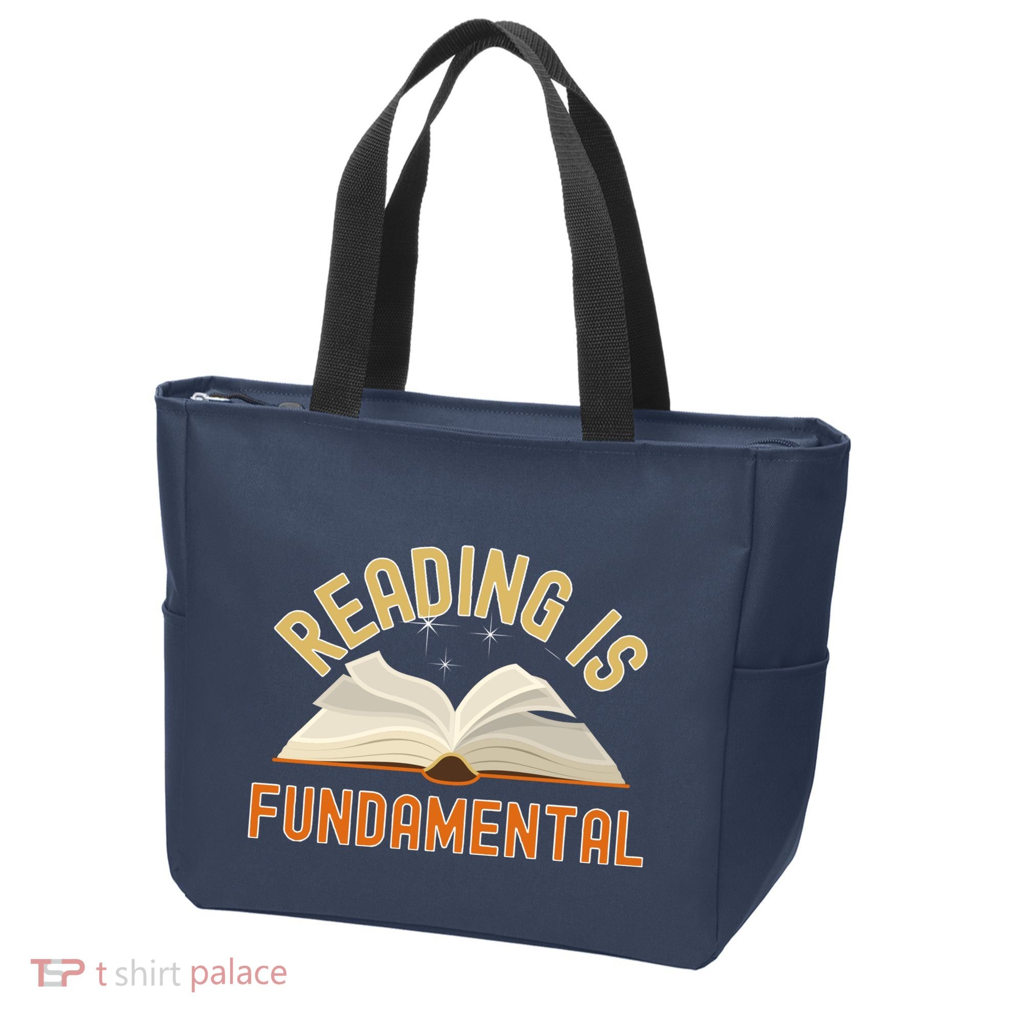 Funny Reading Is Fundamental Reading Book Lovers Tote Bag