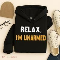 Funny Relax I’M Unarmed Hand Amputee Hoodie thumb 4