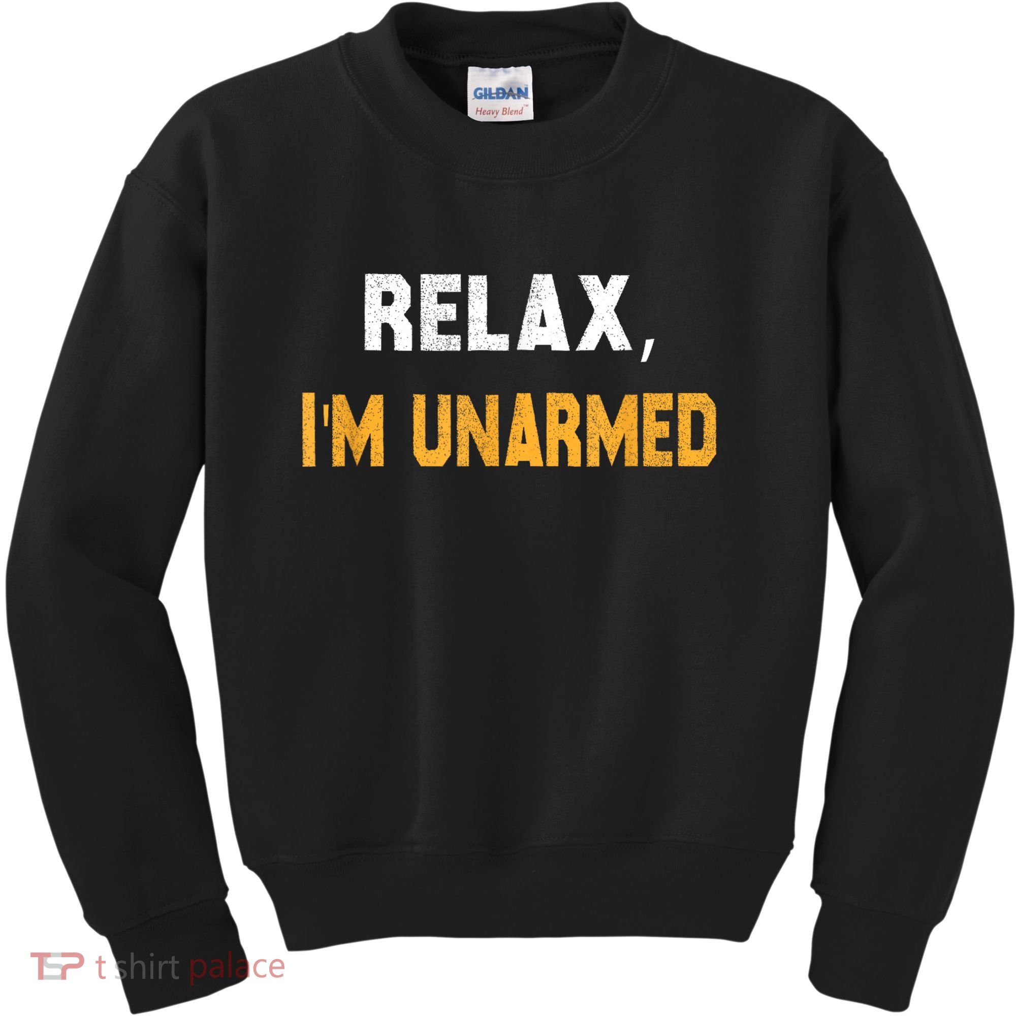 Funny Relax I’M Unarmed Hand Amputee Kids Sweatshirt