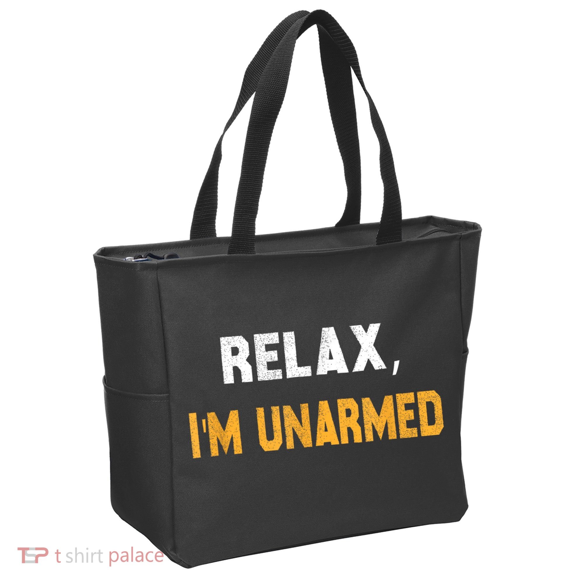 Funny Relax I’M Unarmed Hand Amputee Tote Bag