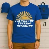 Funny Retro I'm A Ray Of Fucking Sunshine Gift T-Shirt thumb 6