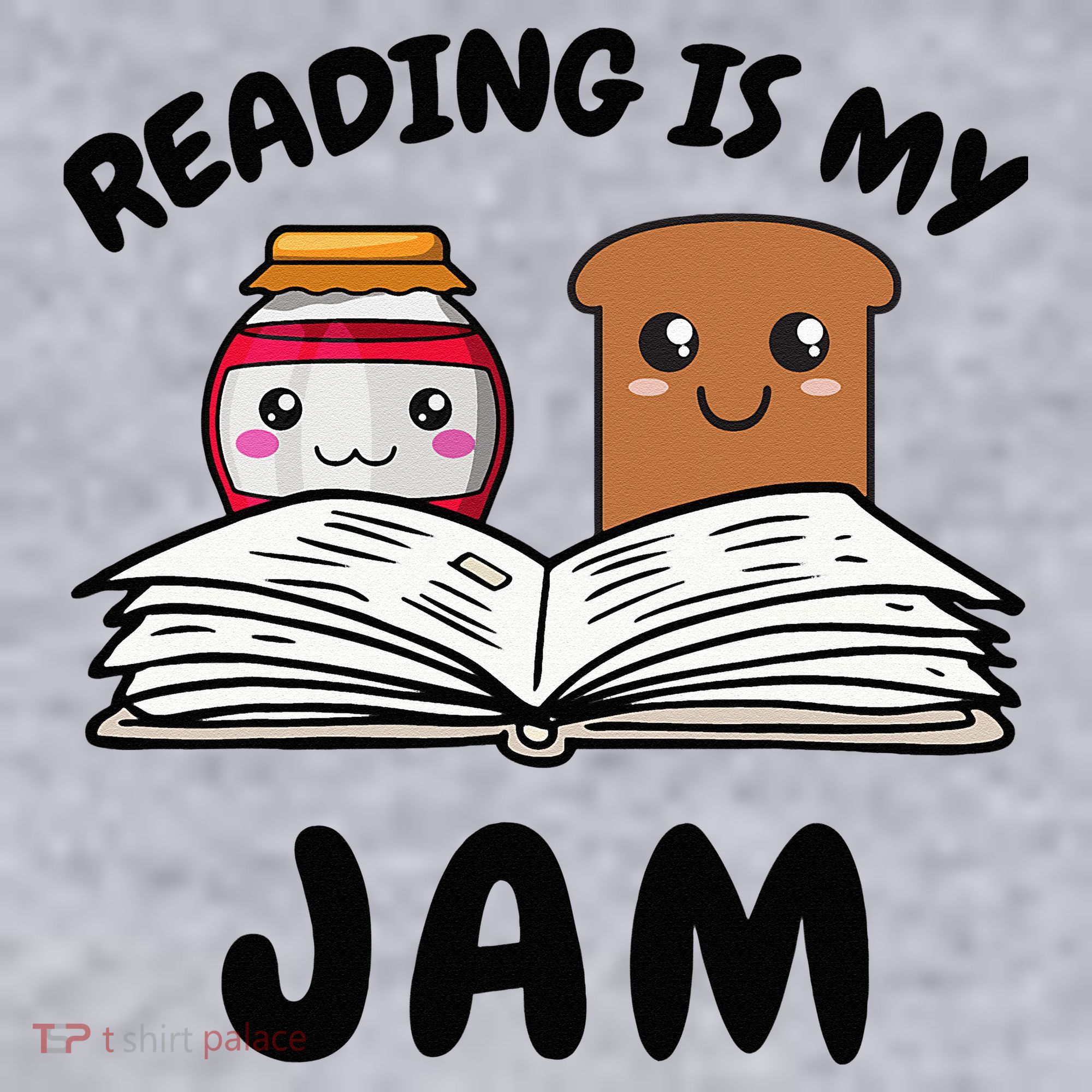 Funny Reading Is My Jam for Teacher Nerd Bookworm Book Lover Women's Sweatshirt