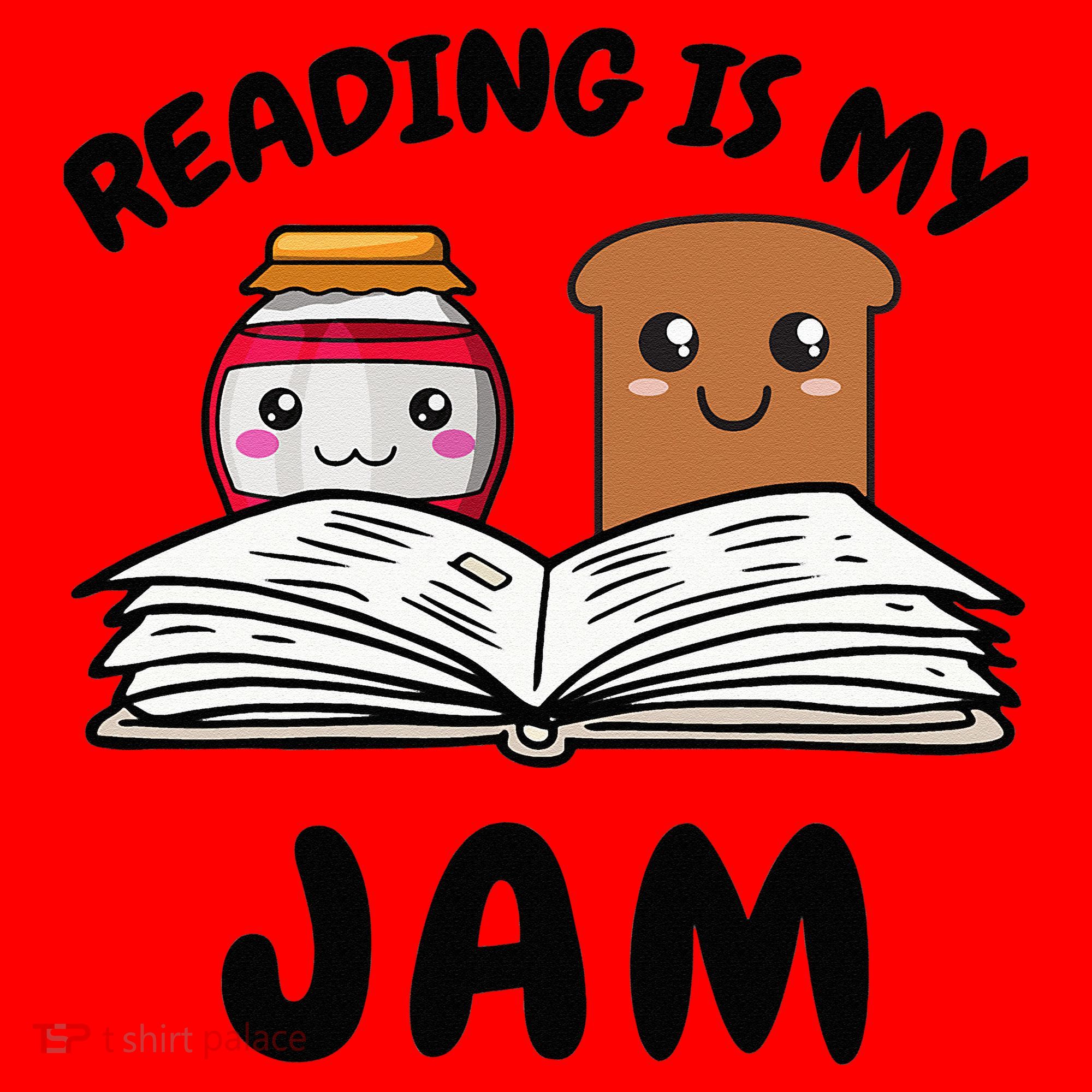 Funny Reading Is My Jam for Teacher Nerd Bookworm Book Lover Santa Hat