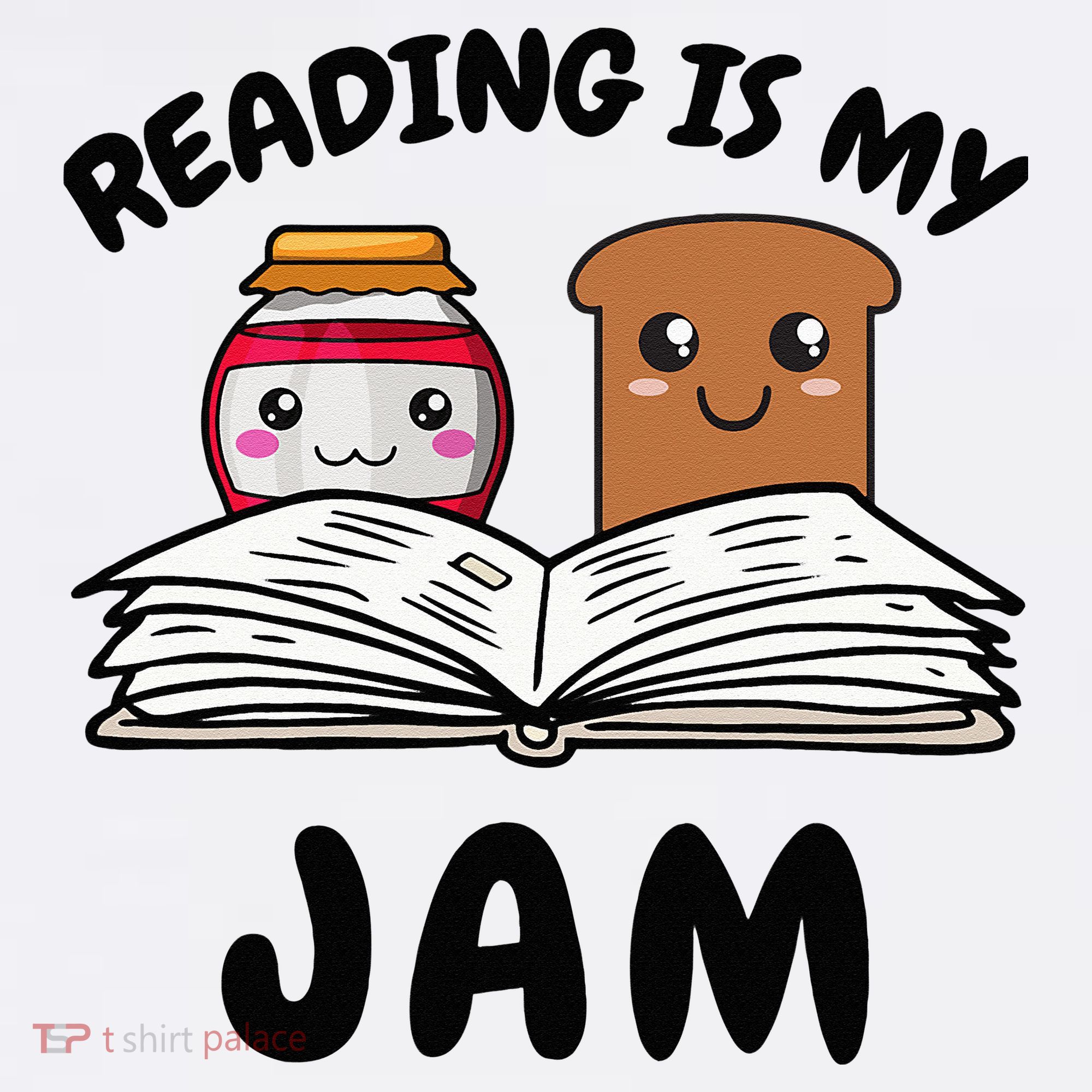 Funny Reading Is My Jam for Teacher Nerd Bookworm Book Lover Women's Hoodie
