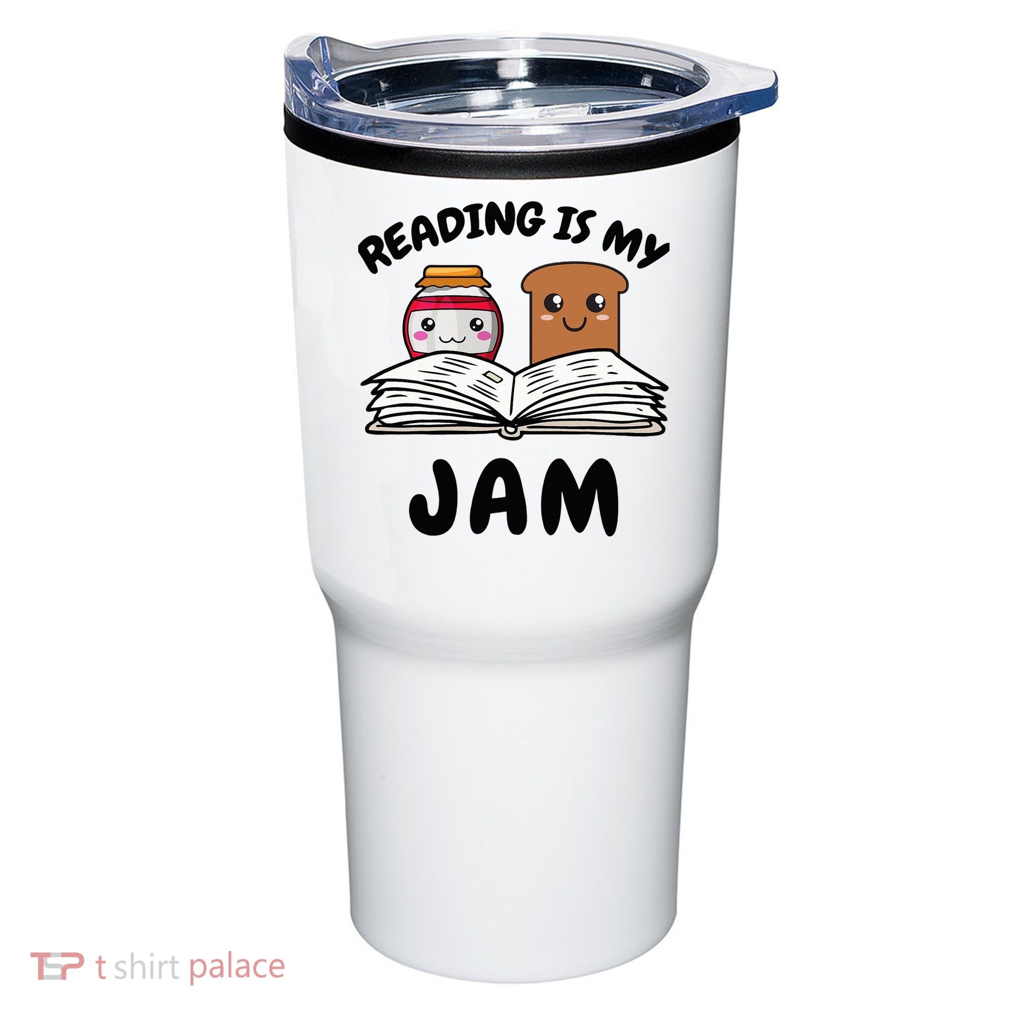 Funny Reading Is My Jam for Teacher Nerd Bookworm Book Lover Tumbler