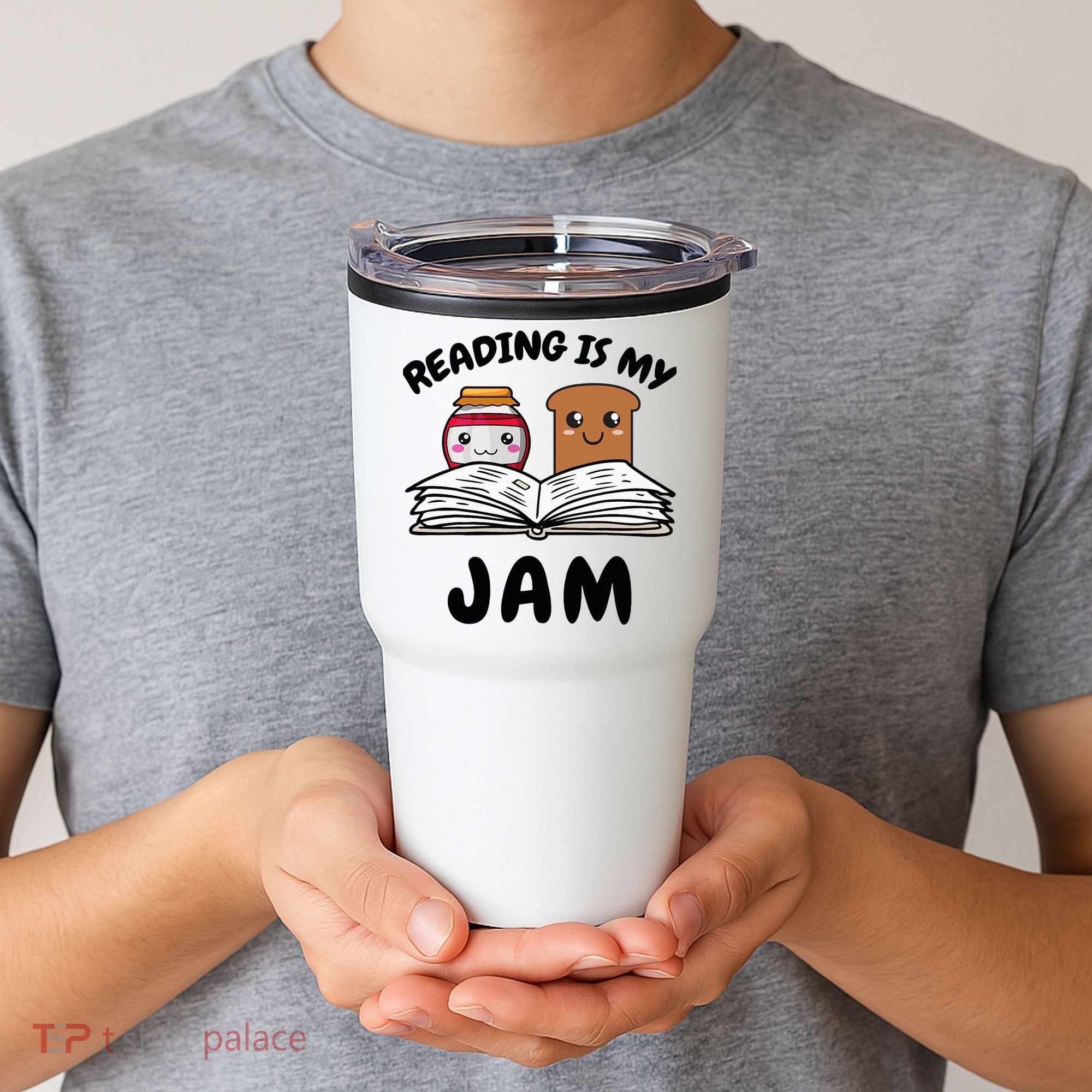 Funny Reading Is My Jam for Teacher Nerd Bookworm Book Lover Tumbler