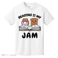 Funny Reading Is My Jam for Teacher Nerd Bookworm Book Lover Kids T-Shirt thumb 0