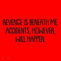 Funny Revenge Is Beneath Me Accidents However Will Happen Santa Hat thumb 1