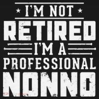 Funny Retirement I'm Not Retired I'm A Professional Nonno Women's Hoodie thumb 2