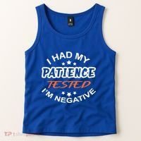 Funny Retro I Had My Patience Tested IM Negative Sarcastic Cute Gift Tank Top thumb 2
