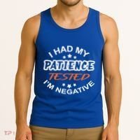 Funny Retro I Had My Patience Tested IM Negative Sarcastic Cute Gift Tank Top thumb 3