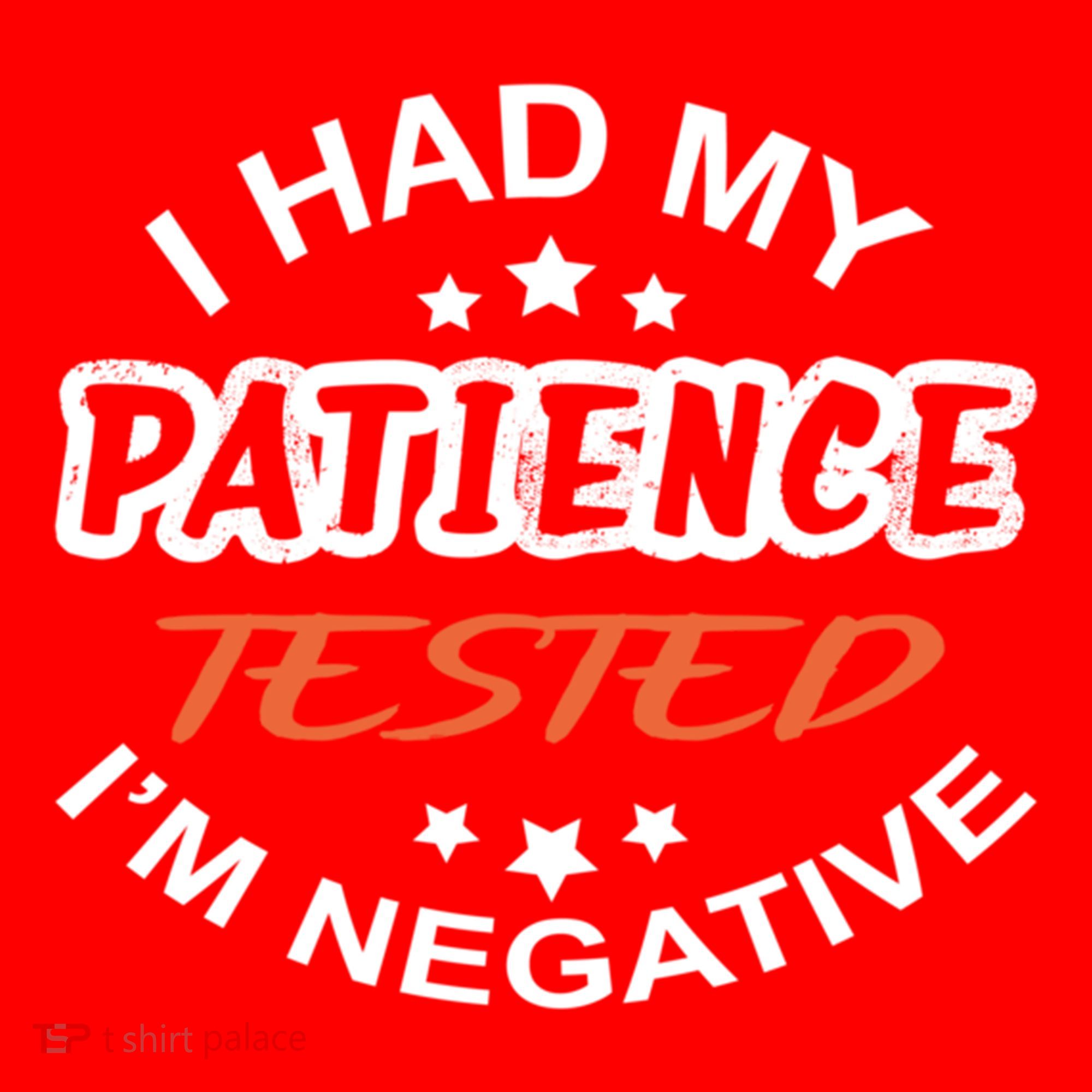 Funny Retro I Had My Patience Tested IM Negative Sarcastic Cute Gift Santa Hat