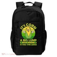 Funny Retro It's Corn A Big Lump With Knobs It Has The Juice Backpack thumb 0