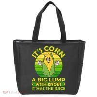 Funny Retro It's Corn A Big Lump With Knobs It Has The Juice Tote Bag thumb 0
