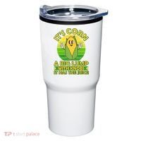Funny Retro It's Corn A Big Lump With Knobs It Has The Juice Tumbler thumb 0