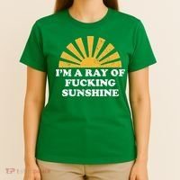 Funny Retro I Am A Ray Of Fucking Sunshine Gift T-Shirt thumb 4